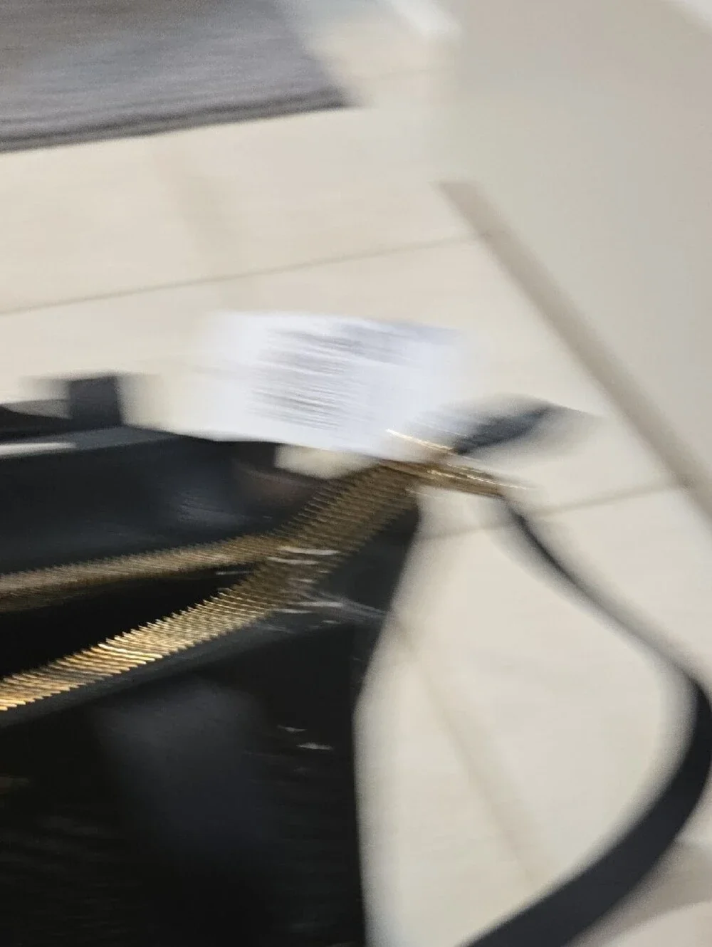 kate spade Black Perforated Tote with Removable Strap NWT